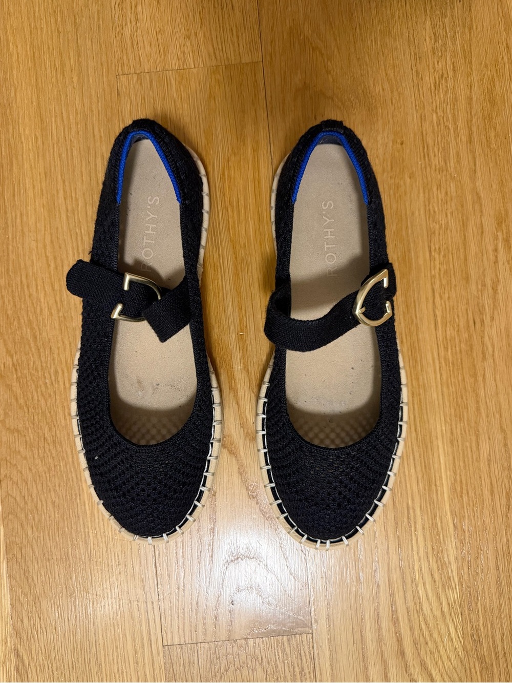 Rothy’s The Espadrille Mary Jane - Black, Women’s Size 7.5 - Picture 3 of 6